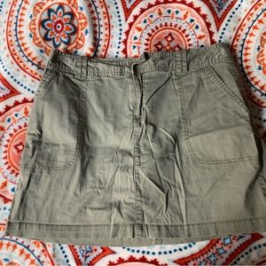 Army green skort